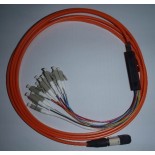 Fiber Optic MPO MTP LC Harness Breakout Patchcable