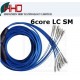 LC-lc 6core singlemode armored patch cord 