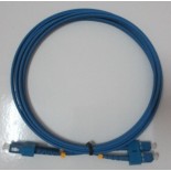 FTTH HHD  2core Singlemode  Duplex Zip type  flexible fiber optic armored cable SC/UPC armored patch cord 2mm 