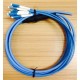5.5mm lc upc sm 9/125 armoured pigtail 2m blue cable lszh with G657a fiber