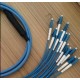 5.5mm lc upc sm 9/125 armoured pigtail 2m blue cable lszh with G657a fiber