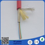 4 core single mode armored fiber  optic cable