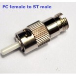 FC female to ST male fiber optical Hybrid adaptor singlemode simplex conventer  