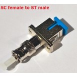SC female to st male fier optic  Hybrid adaptor singlemode simplex coupler