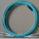 LC-LC  duplex OM3 spiral armored optical fiber patch cord 3m