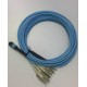 12 core MTP MPO Singelmod optisk fiber armored kabel