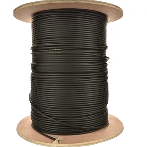 1000m 2 in 2 Armored Fibre Optic Cable 3.0mm black LSZH